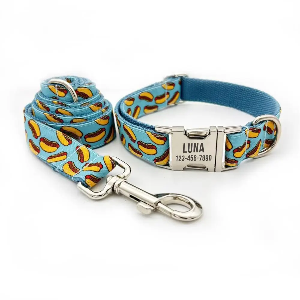 Collar y correa antipérdida para perro ajustable personalizado - imagen 3