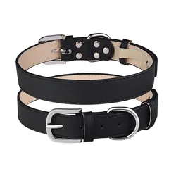 Collar ajustable de PU para perros y gatos