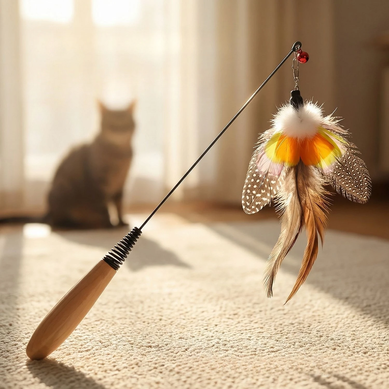Conjunto de plumas marrones