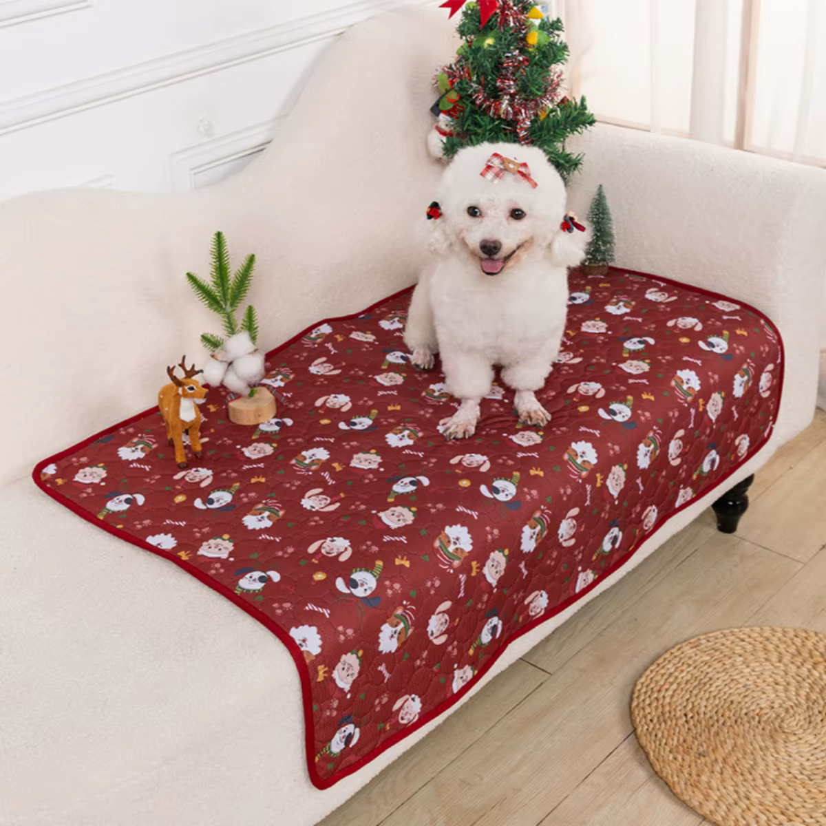 Alfombrilla higiénica reutilizable para perros y gatos – Absorbente y antideslizante