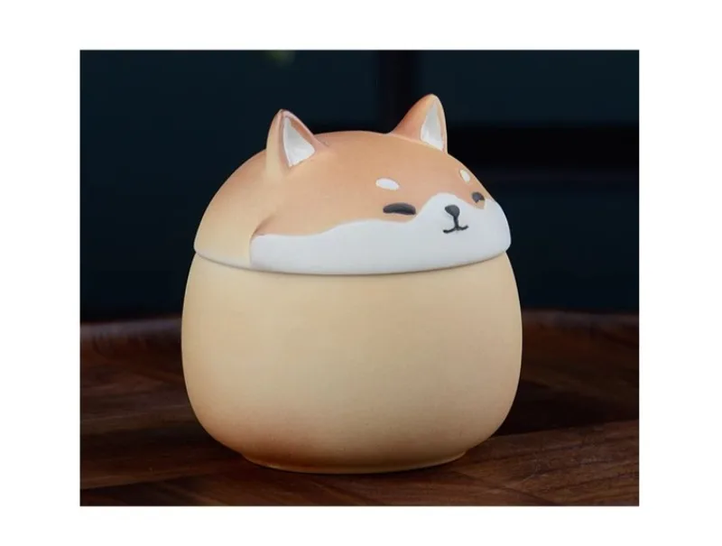 Variante de urna cerámica en tono terracota