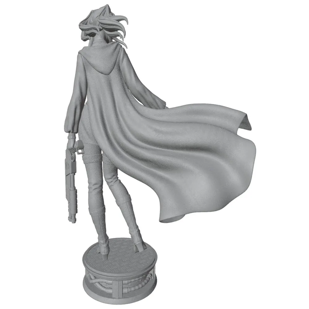 Figura de guerrera de resina – Escultura para coleccionistas - imagen 3
