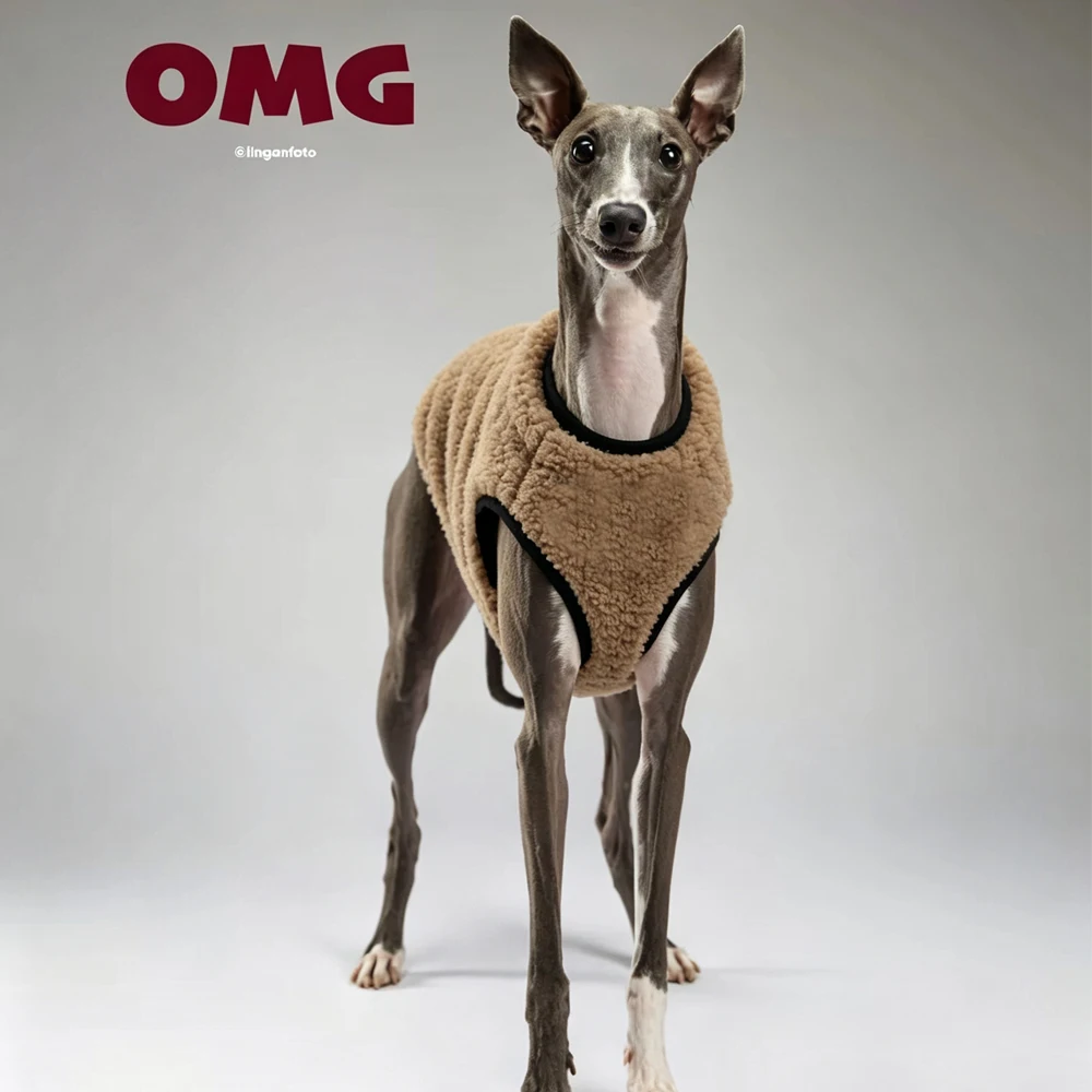 Mono abrigo polar para Galgo Italiano y Whippet – Ropa térmica perros - imagen 2