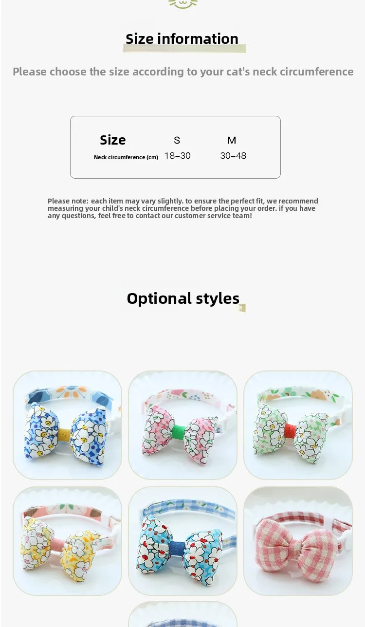 Collar floral en mascota