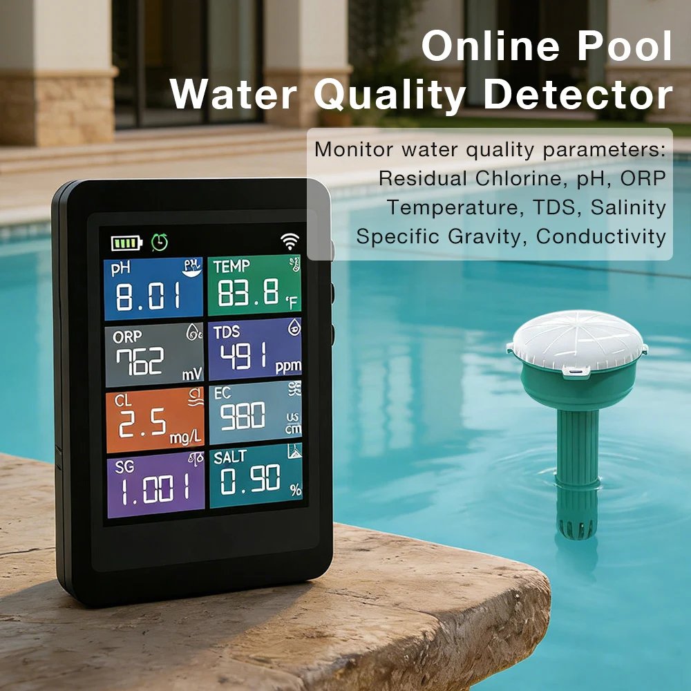Monitor flotante JUANJUAN en piscina