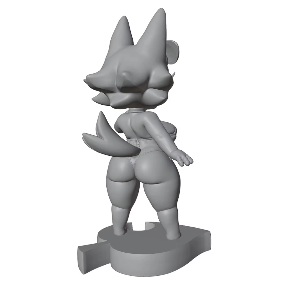 Perfil trasero de la miniatura sin pintar