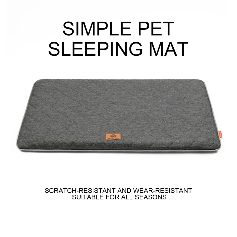 Cama para perros y gatos con alfombra verano extraíble lavable