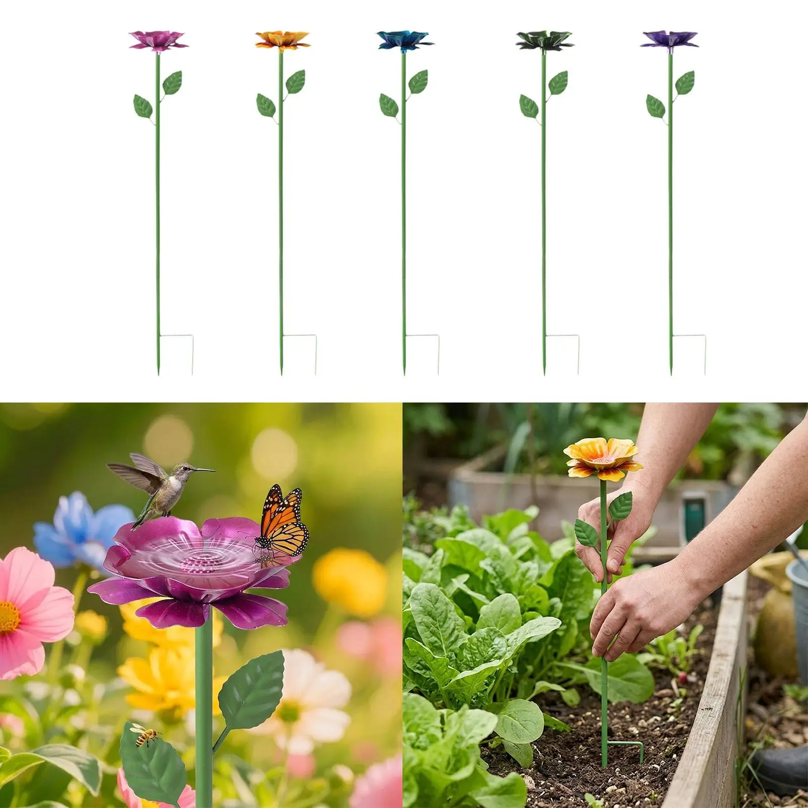 Comedero para pájaros con estaca de jardín – Exterior - imagen 3