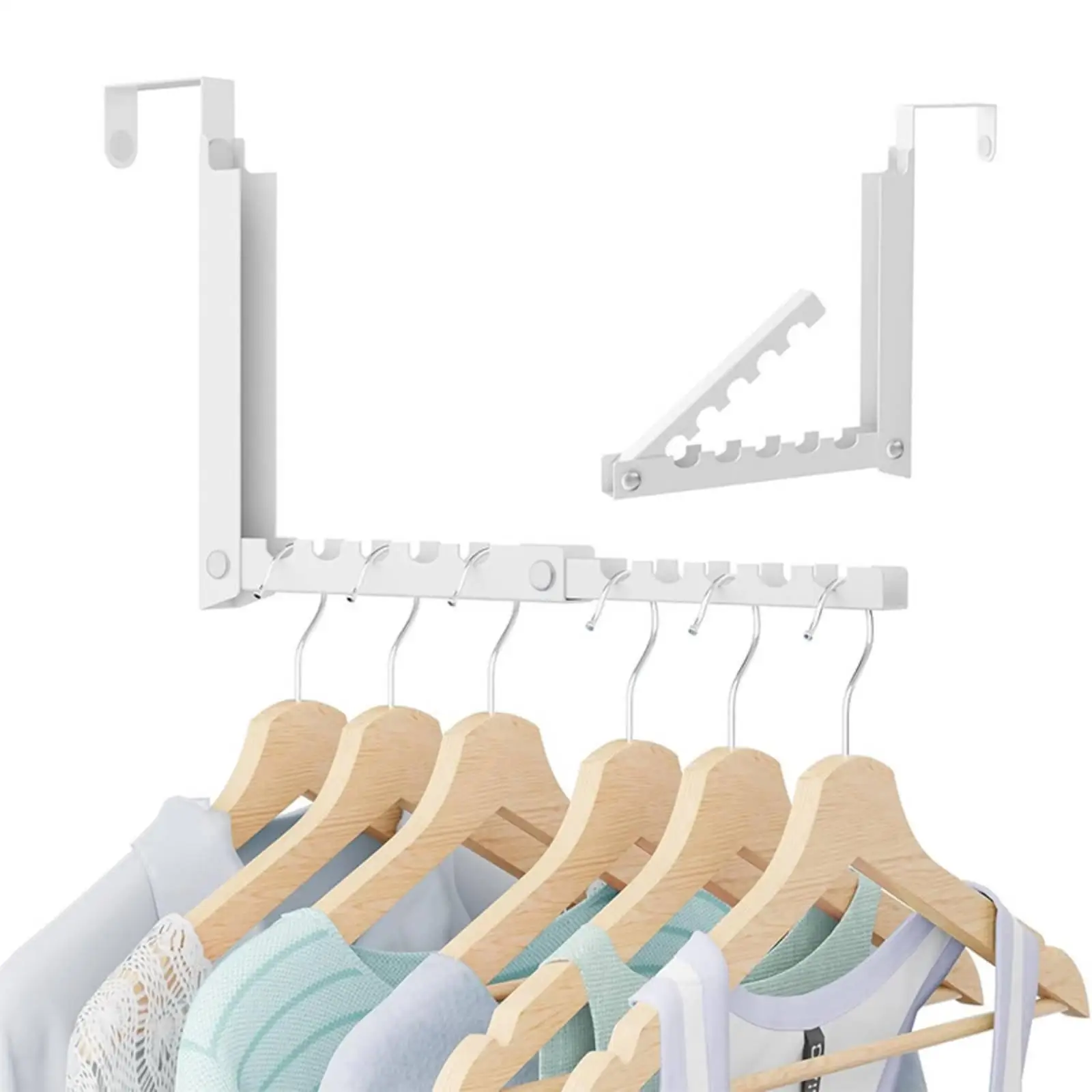 Tendedero Plegable de Pared para Espacios Pequeños - imagen 2