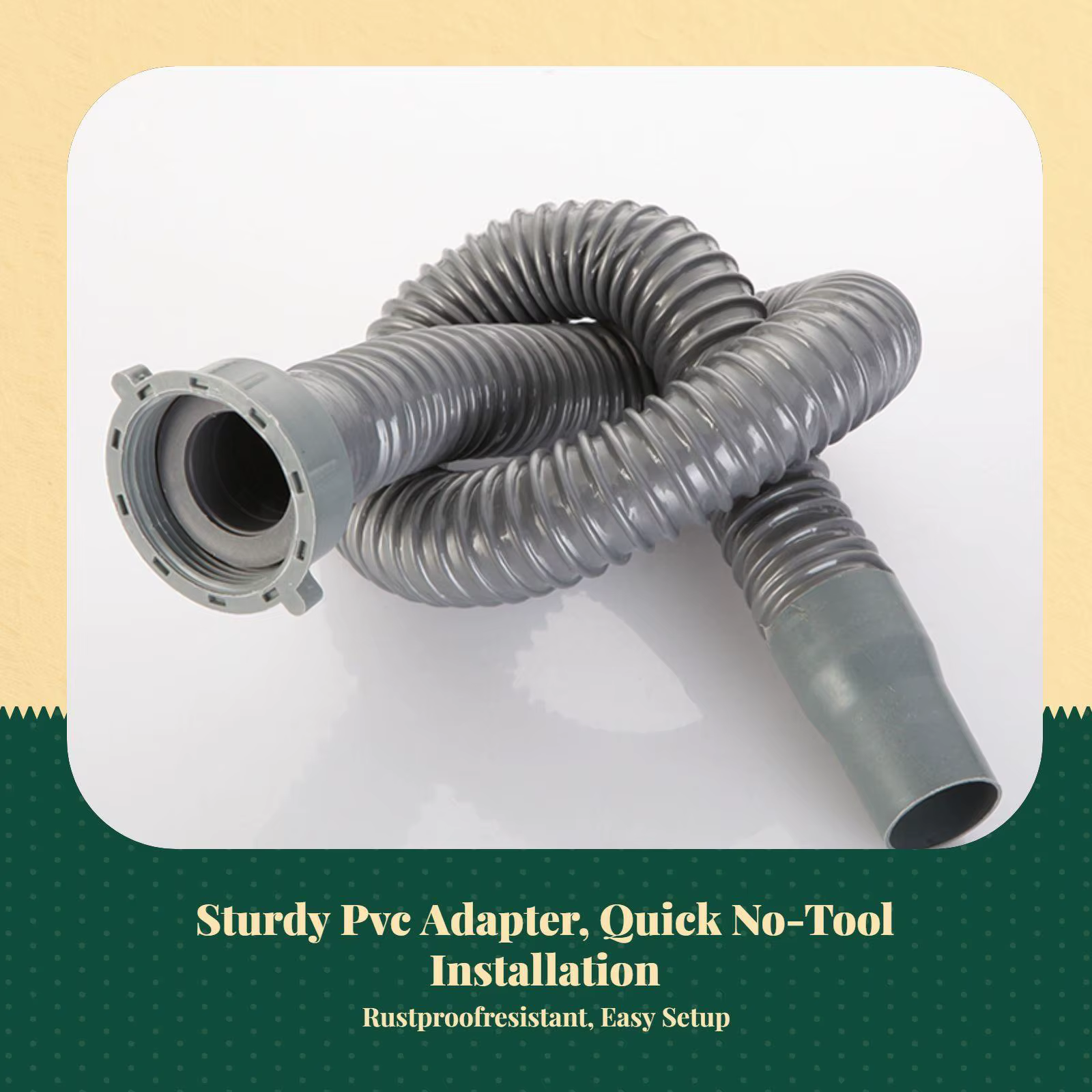 Acoplamiento de PVC Ajustable para Tuberías – Adaptador Resistente a la Oxidación - imagen 5