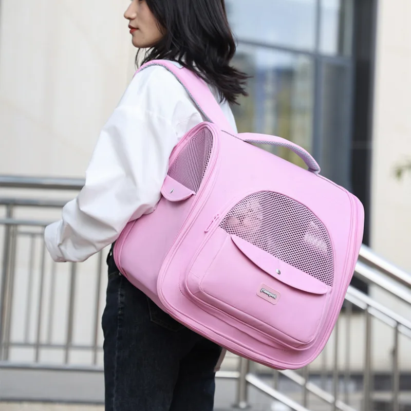 Mochila plegable transpirable para perros pequeños y medianos - imagen 4