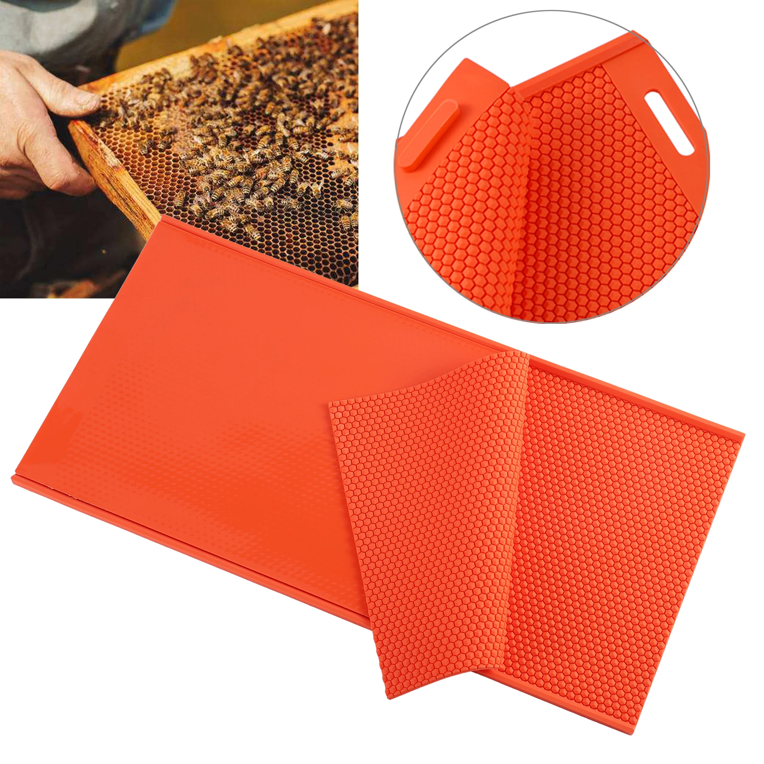 Hoja de prensa de cera de abejas
