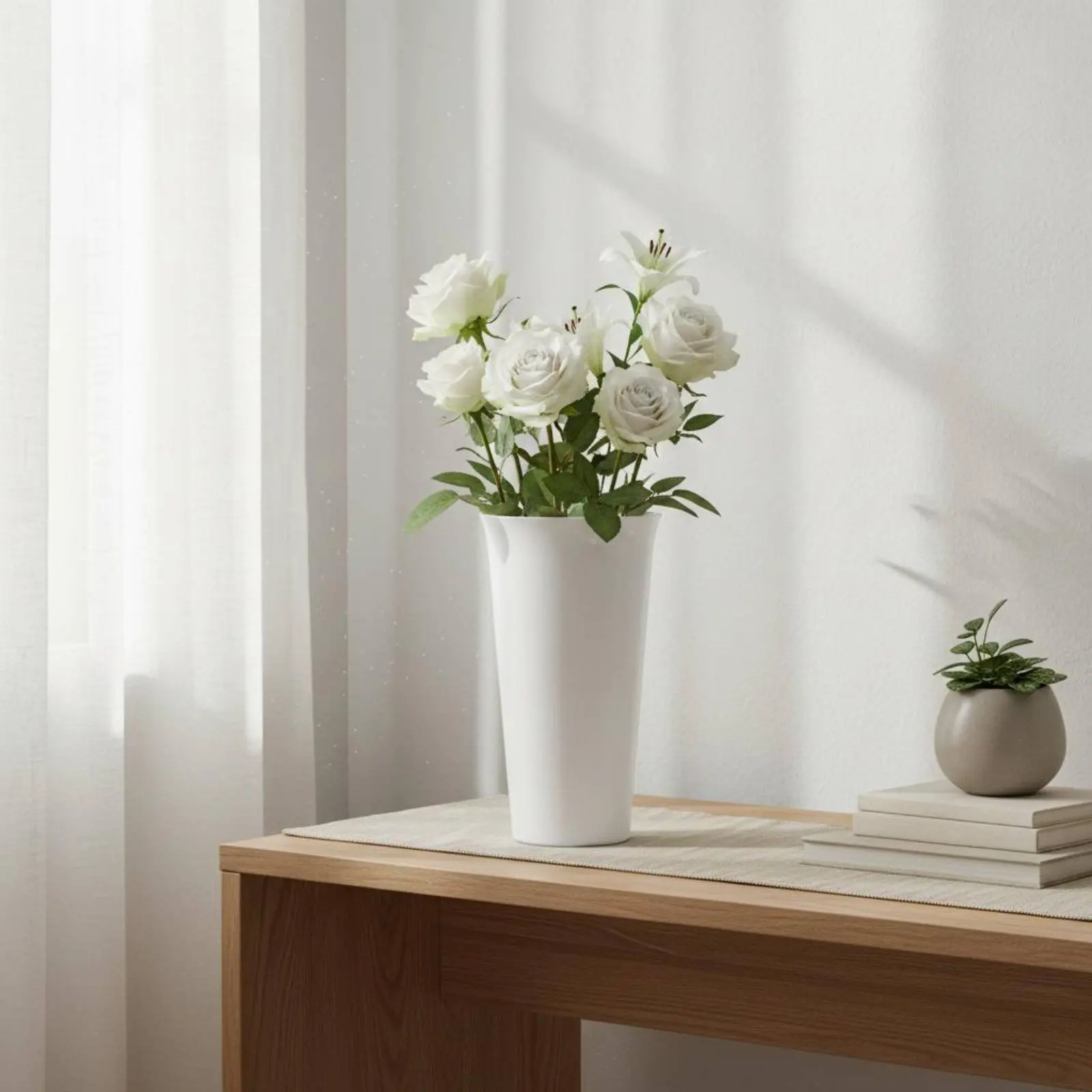 Florero nórdico impermeable para arreglos florales, uso seco y húmedo - imagen 5
