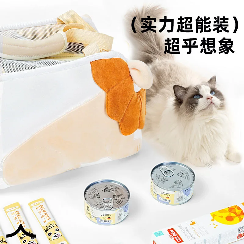 Bolsa de transporte para perros y gatos pequeños, bandolera ajustable - imagen 3