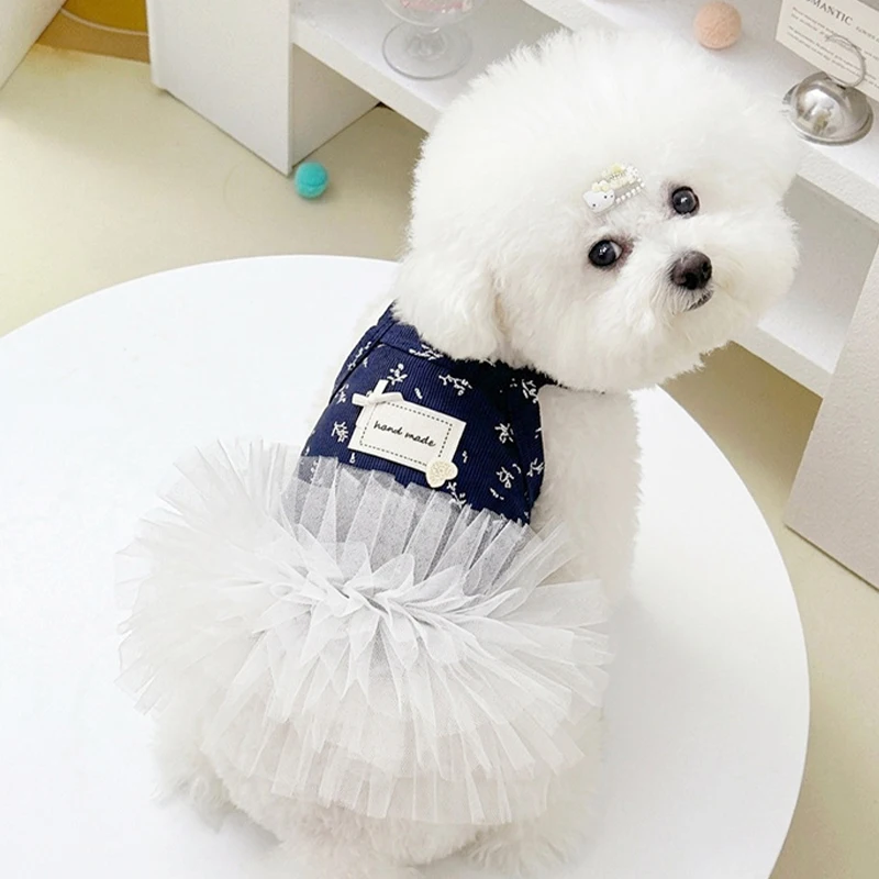 Ropa de verano con tirantes y tutú para perros y gatos - Chihuahua - imagen 2