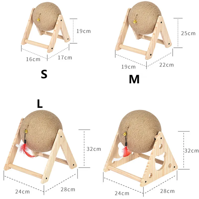 Estructura completa del rascador para gatos