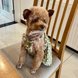Vestido verano transpirable de algodón para gatos y perros