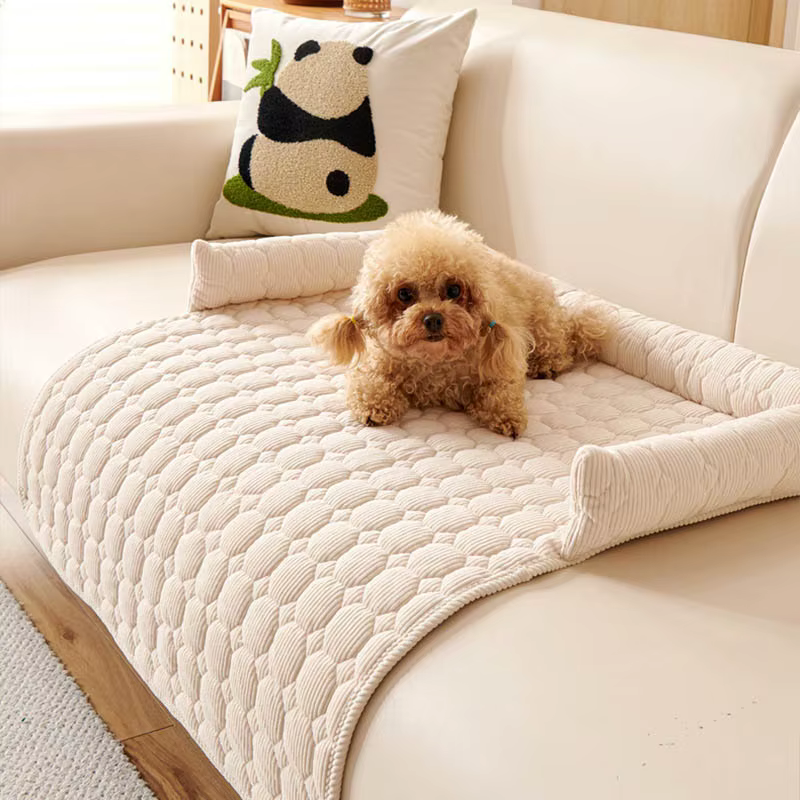 Camas para perros y gatos: cojín sofá reversible, todo clima