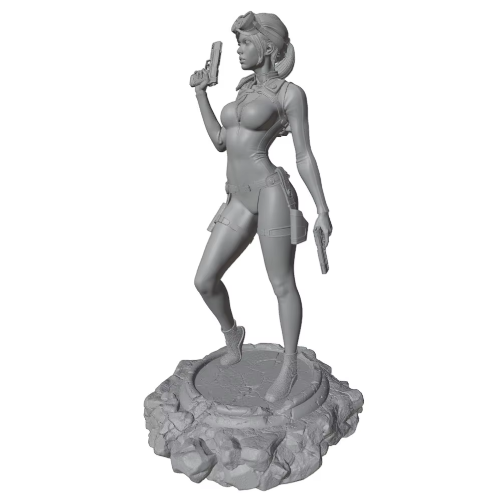 Figura resina para gato y perro sin pintar - imagen 4