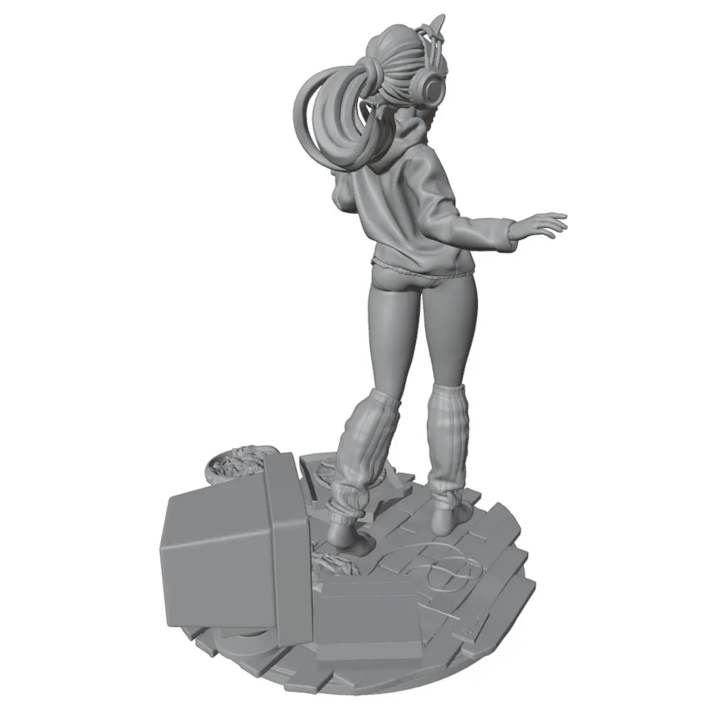 Figura en proceso y acabado