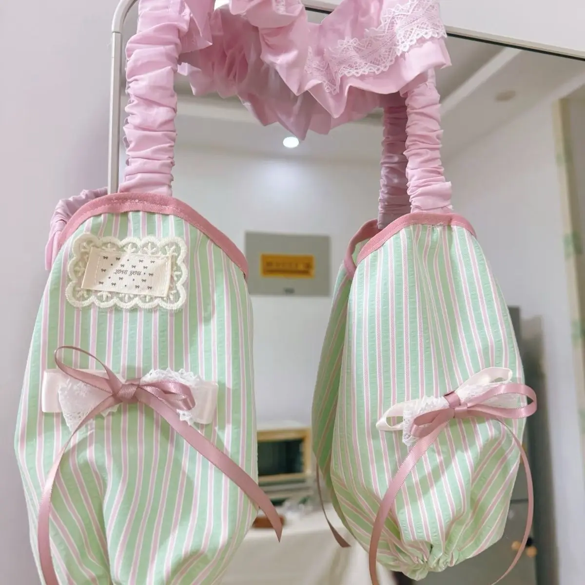 Diseño a rayas y cobertura pensada para verano