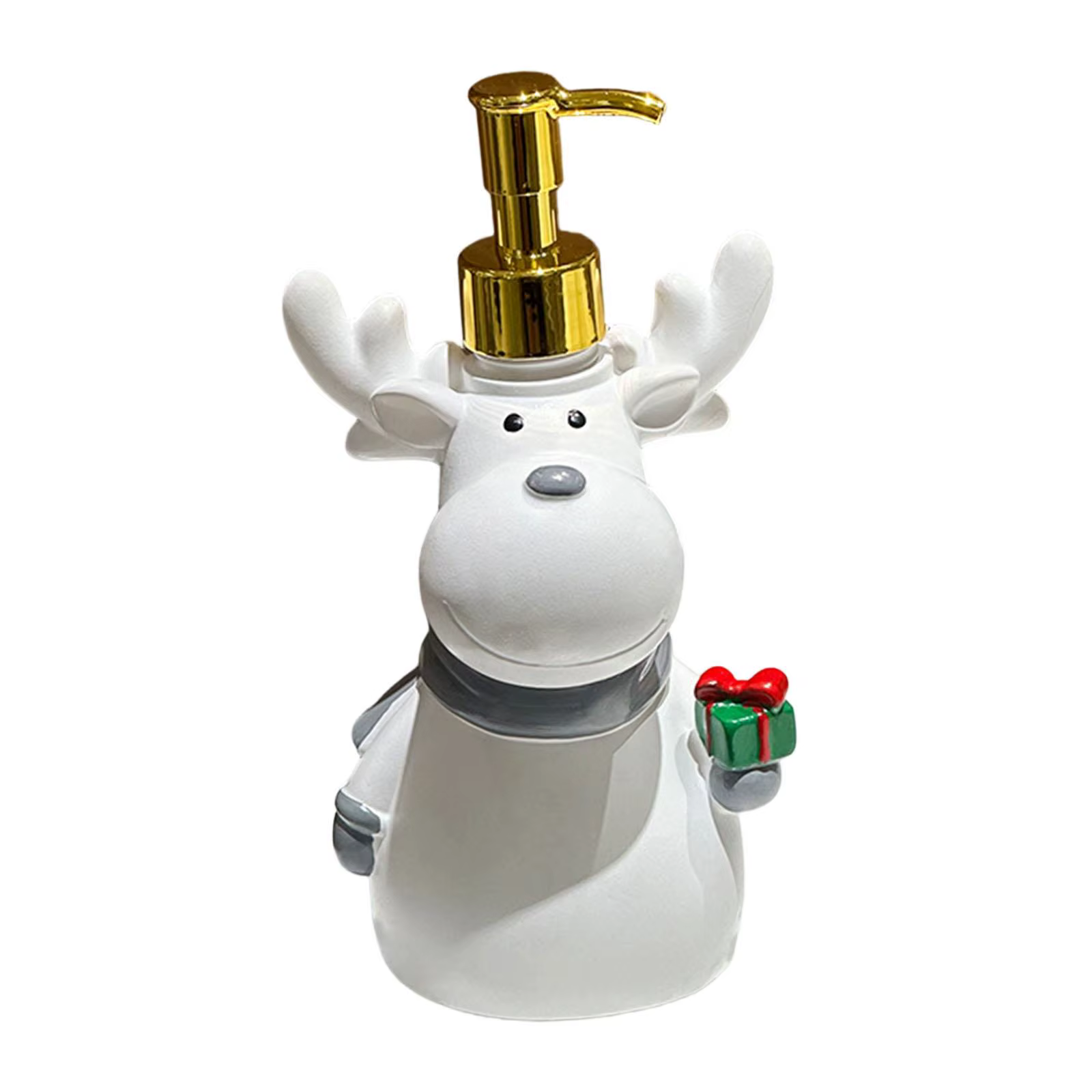 Dispensador de Jabón Navideño para el Hogar – Bomba Resina y Diseño Moderno - imagen 3