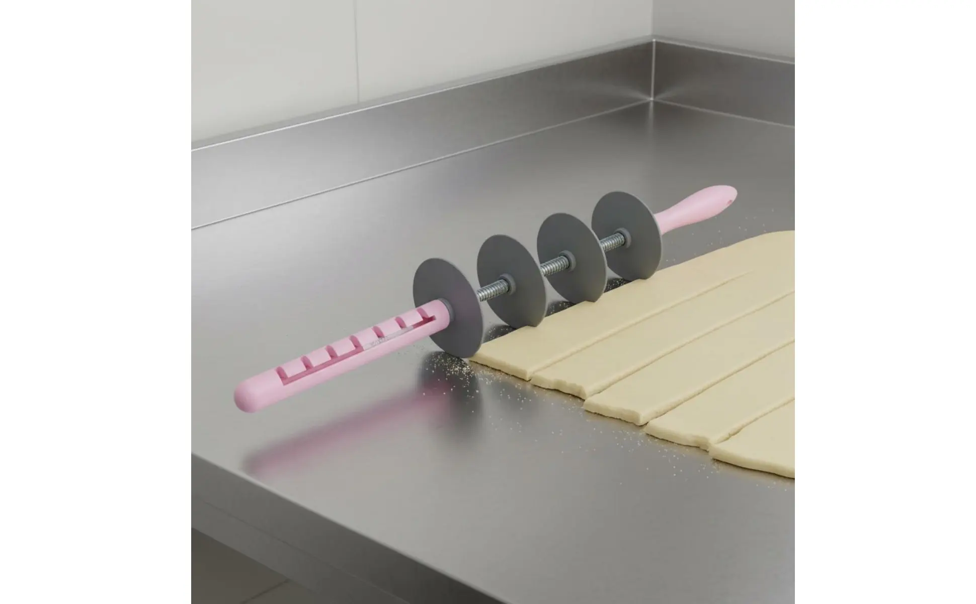 Cortador de repostería con superficie antiadherente