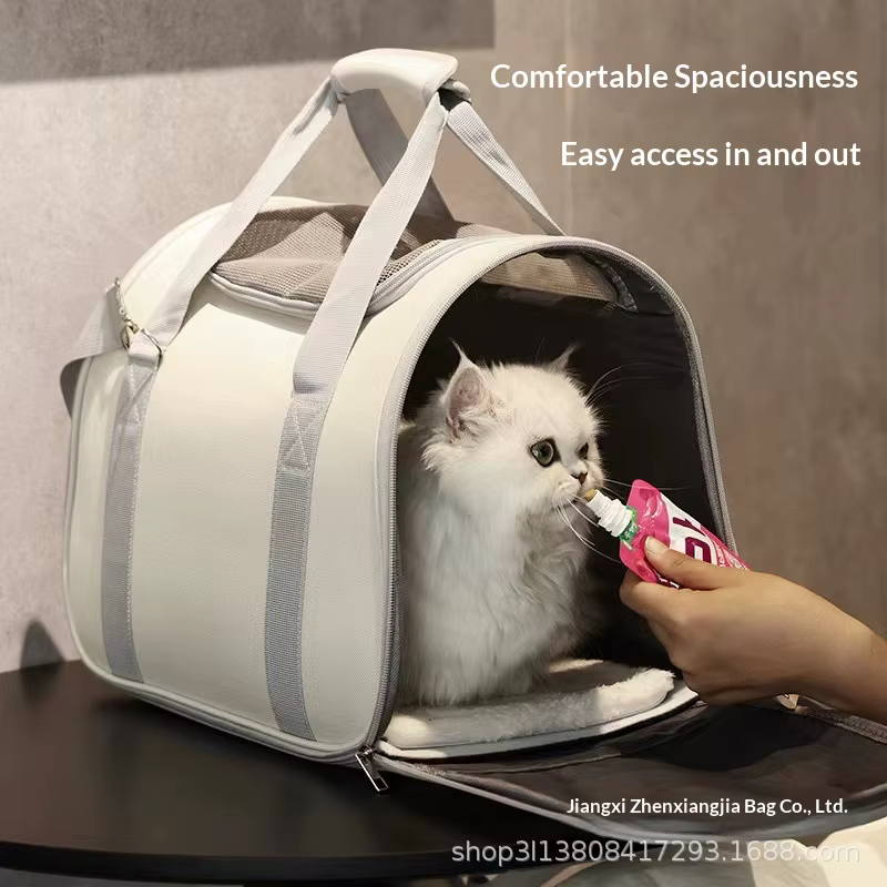 Mochila de viaje transpirable para gatos y perros pequeños - imagen 4
