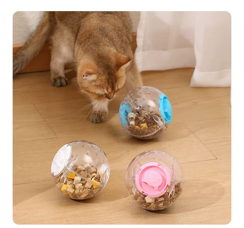 Pelota interactiva para gatos, perros y conejos