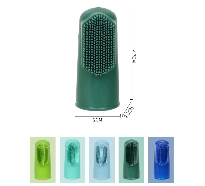 Set de cepillos para higiene bucal de mascotas
