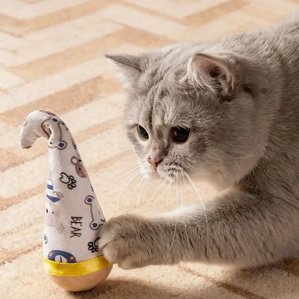 Juguete interactivo para gatos con plumas y movimiento giratorio - imagen 3