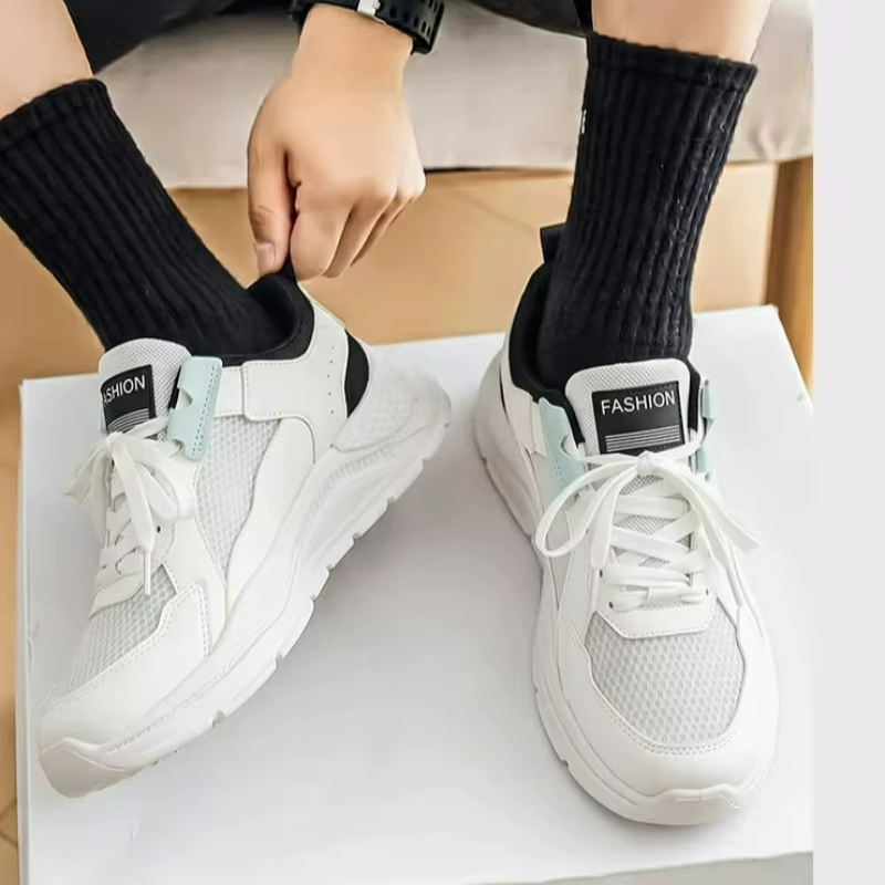 Zapatillas deportivas ligeras de malla transpirable para hombre - imagen 2