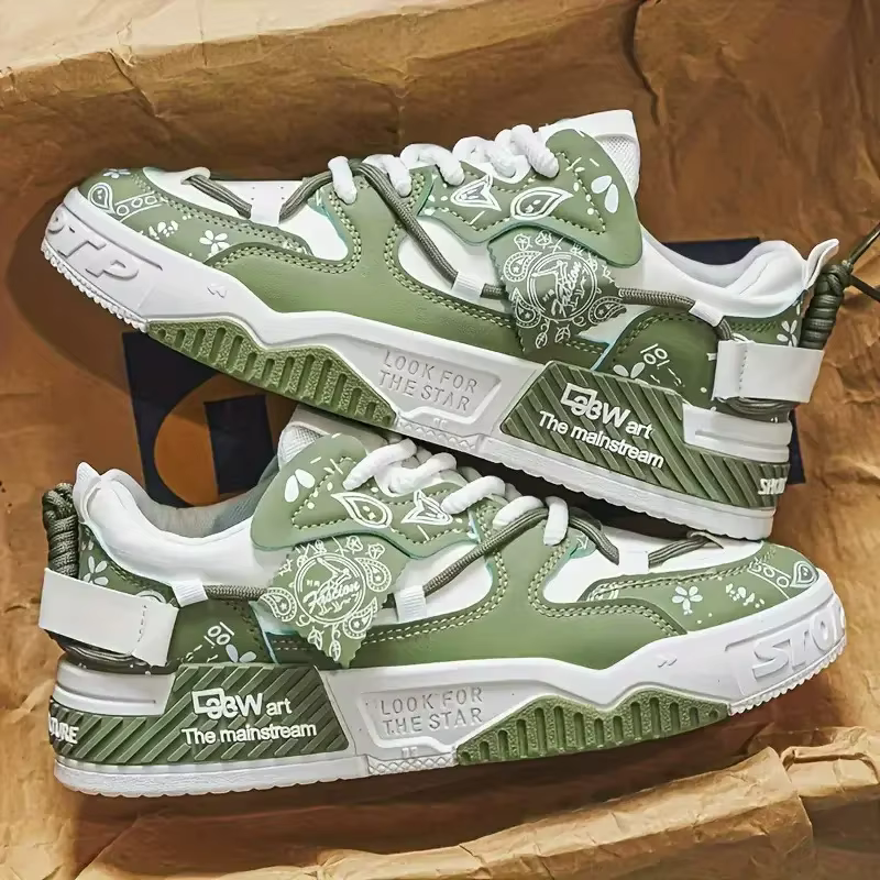 Zapatillas deportivas vistas desde diferentes ángulos