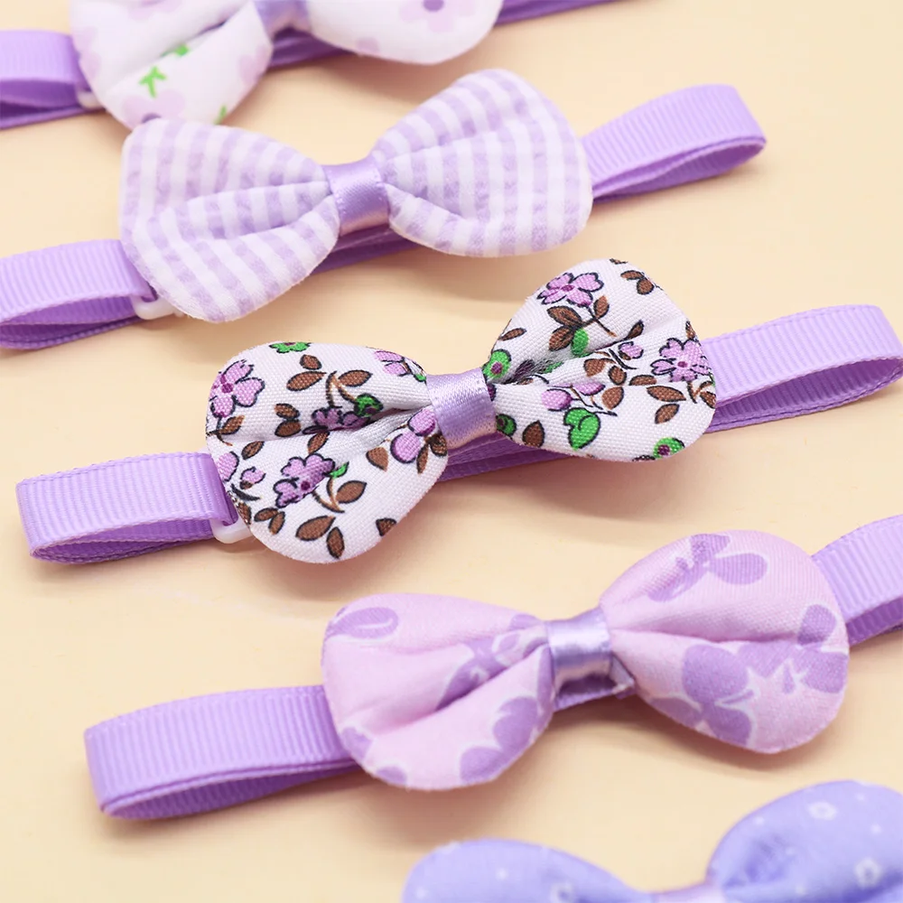 Lazos ajustables florales para perro y collar de gato - imagen 3