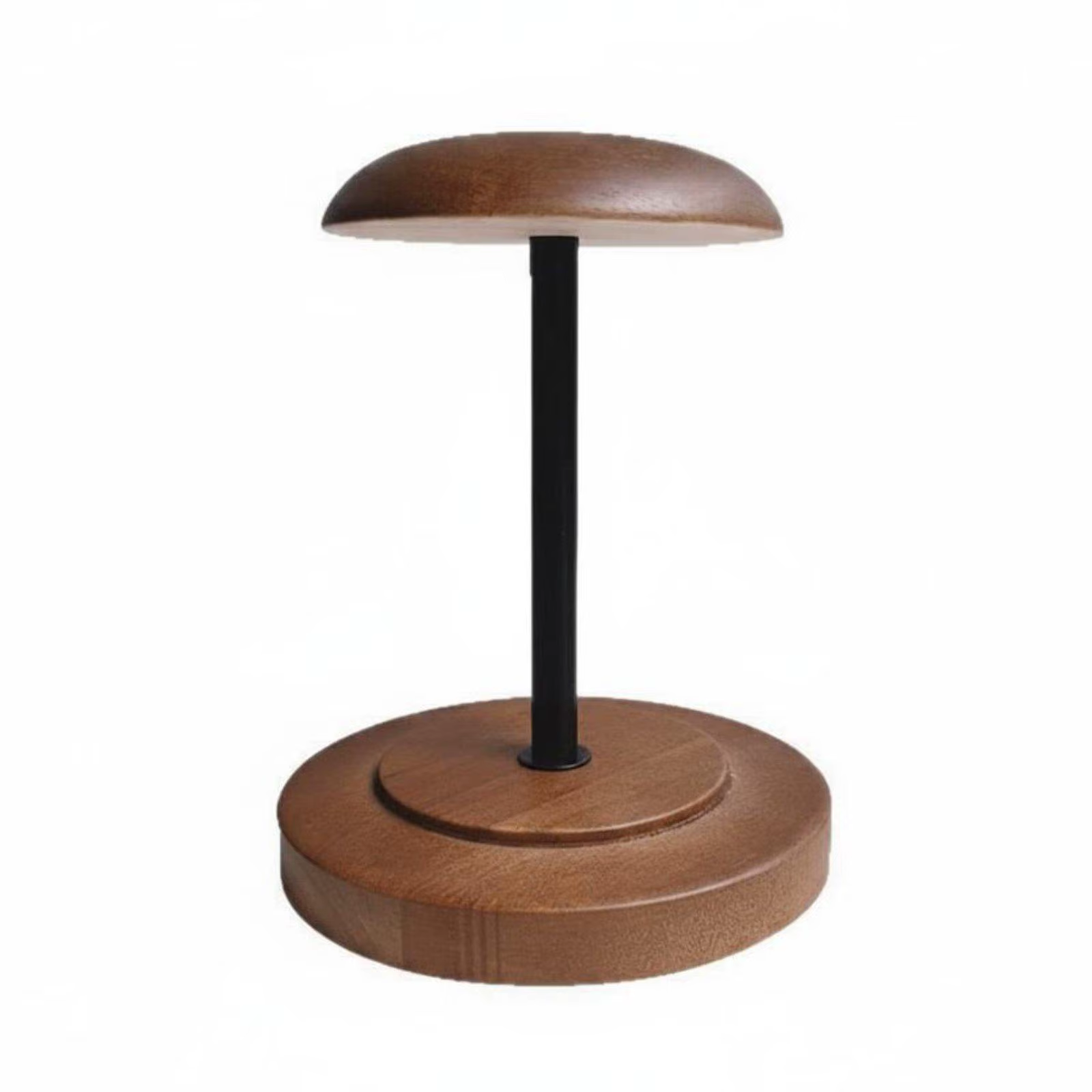 Expositor de sombreros vintage con base de madera y soporte extraíble - imagen 2
