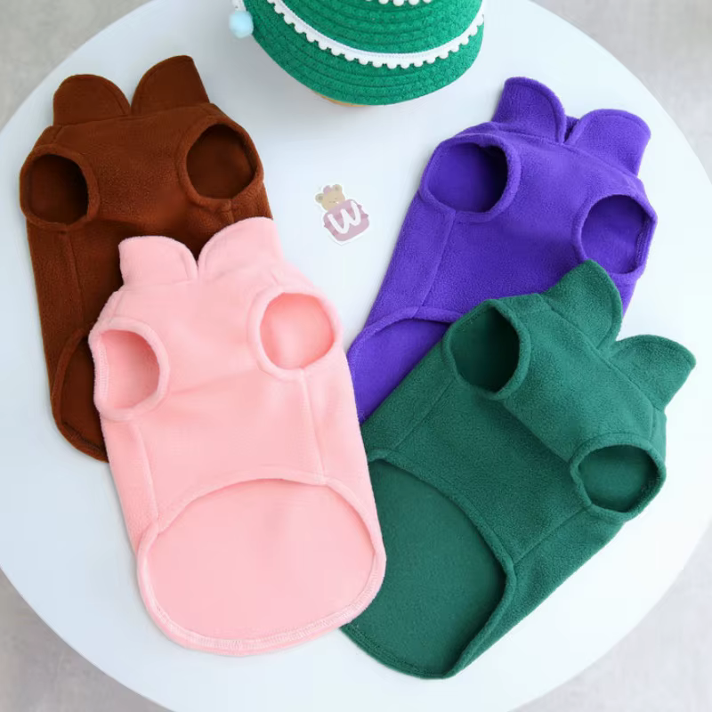 Sudadera de felpa con capucha para perros y gatos - imagen 4