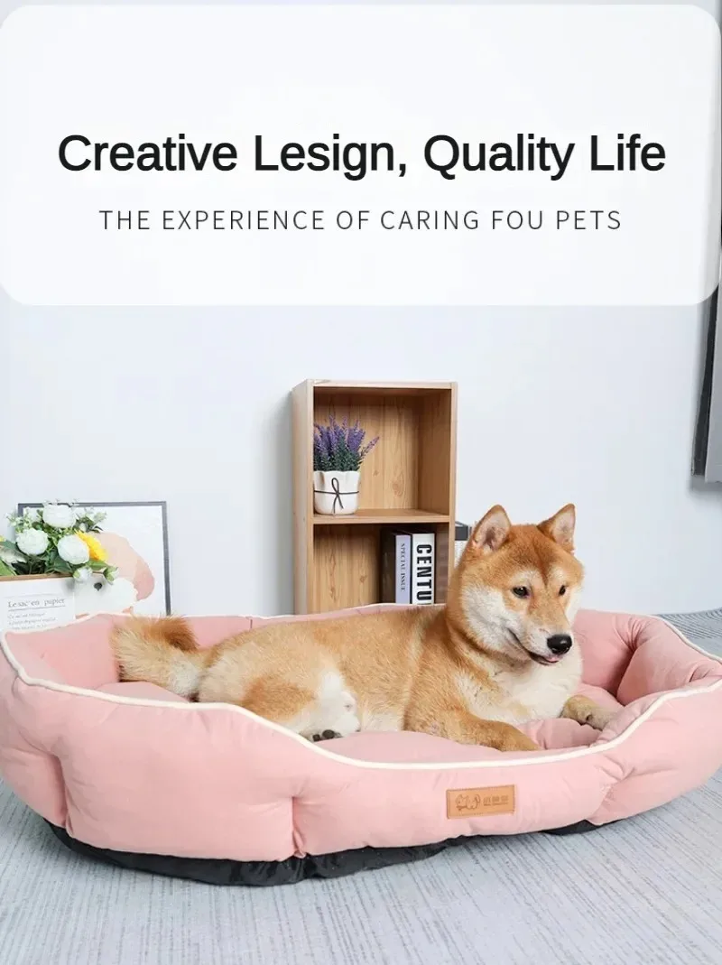 Cama para perros en sala