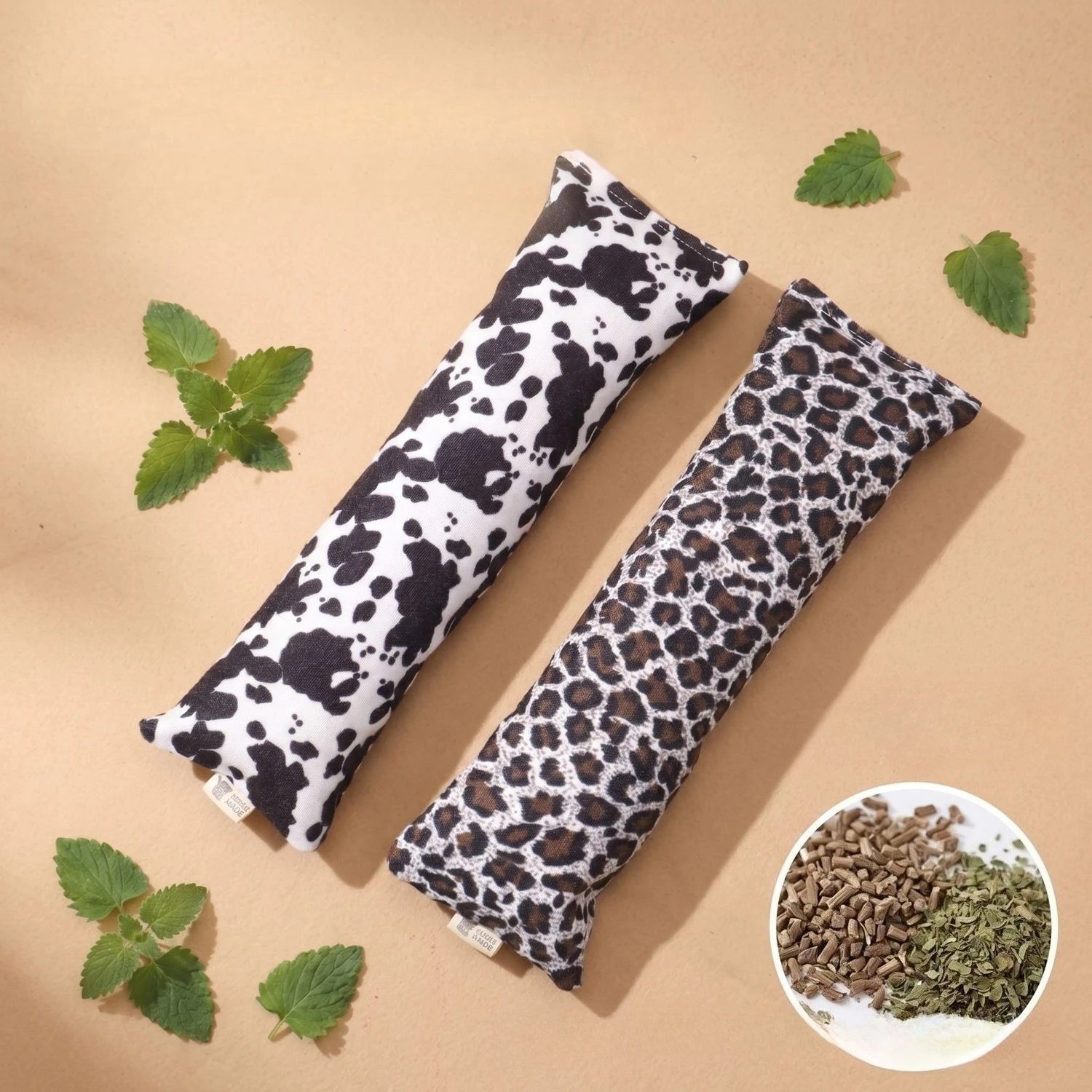 Juguete para gatos: peluche con hierba gatera y limpieza dental