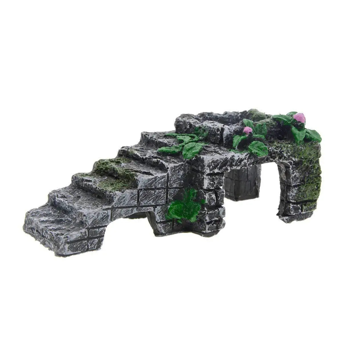 Plataforma de descanso para tortugas: cueva y decoración de acuario - imagen 3