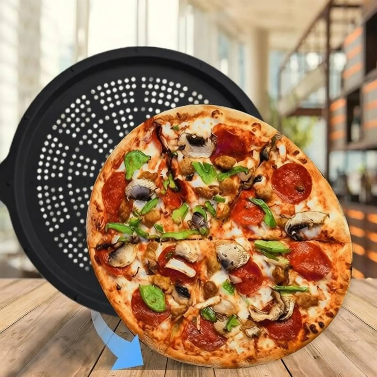 Bandera silicona antiadherente para pizzas – Reutilizable y lavable - imagen 5