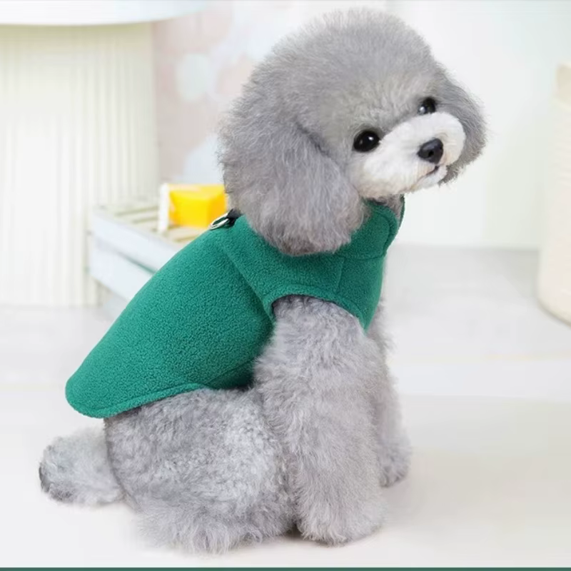 Sudadera de felpa con capucha para perros y gatos - imagen 3
