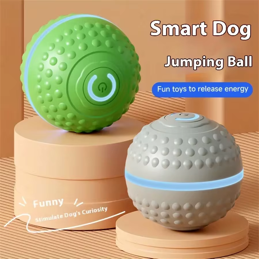 Pelota interactiva automática para perros y gatos, recargable por USB - imagen 3