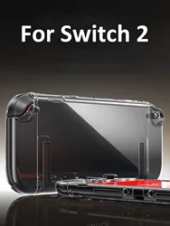 Fundas protectoras transparentes antiarañazos para Switch2 y Joy-Con