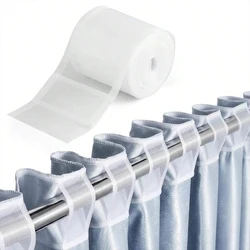 Cinta transparente para plisar cortinas - Guía decorativa para el hogar