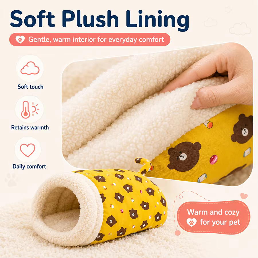 Cueva cama suave para gatos y perros pequeños - imagen 4