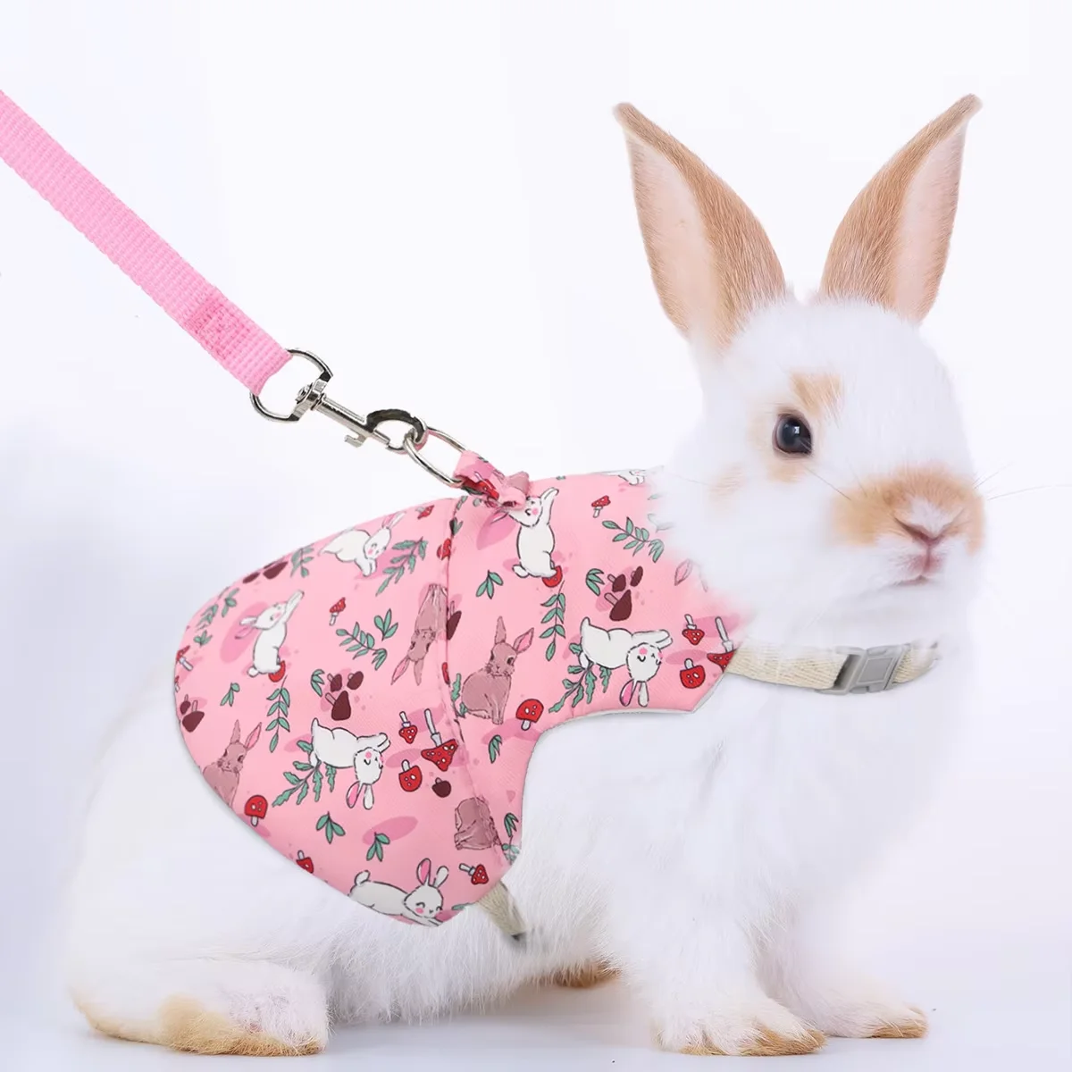 Arnés transpirable con estampado de moda para conejos – Uso exterior - imagen 5