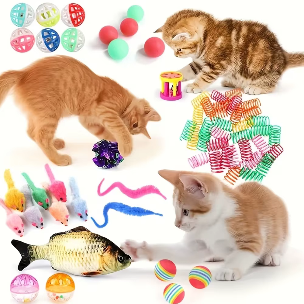 Pack de juguetes para gatos, surtido mixto para varios felinos - imagen 3
