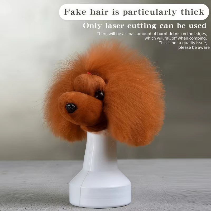 Cabeza práctica peluquería canina – Maniquí realista para entrenar - imagen 3