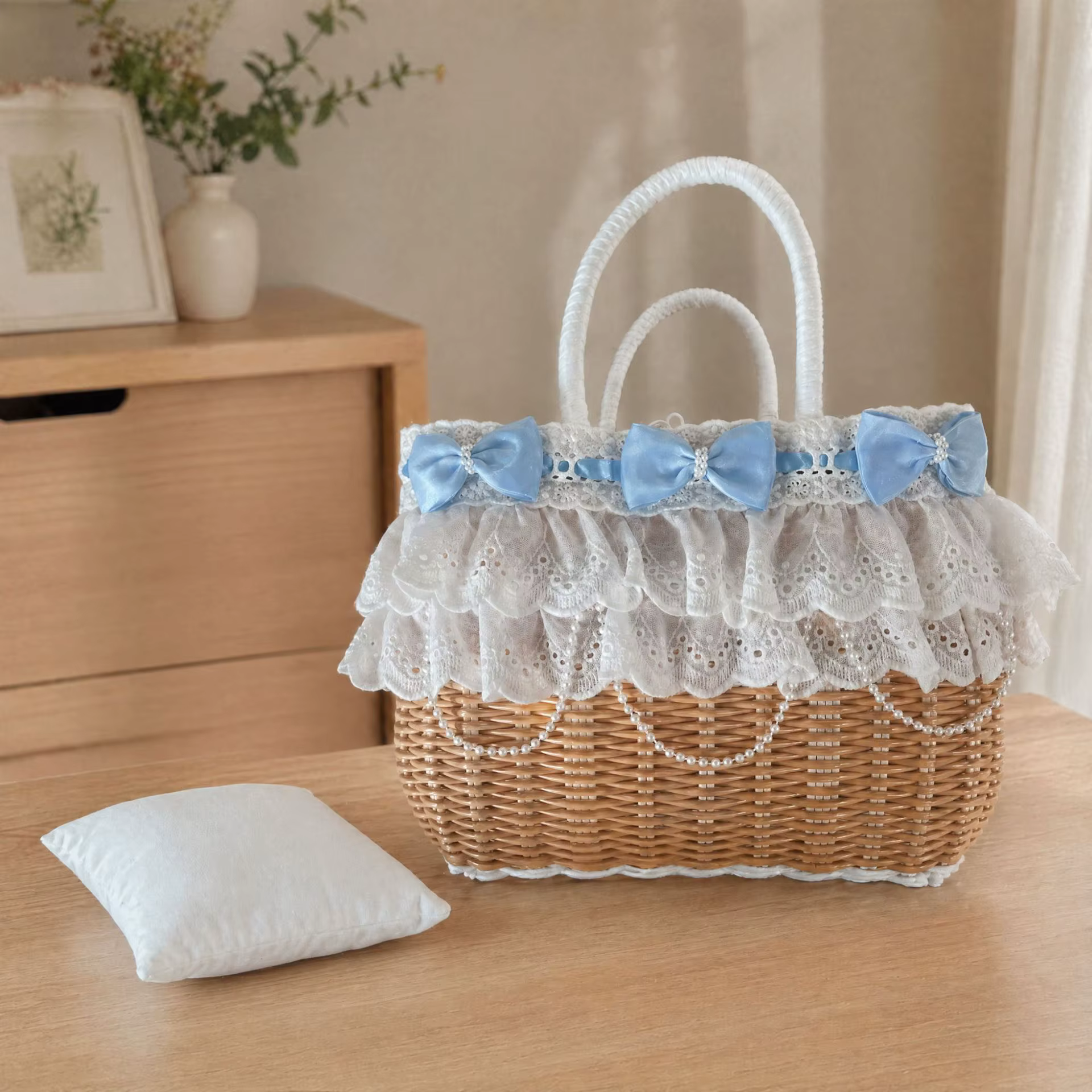 Bolsa de transporte con encaje para perros y gatos, tejido resistente - imagen 5
