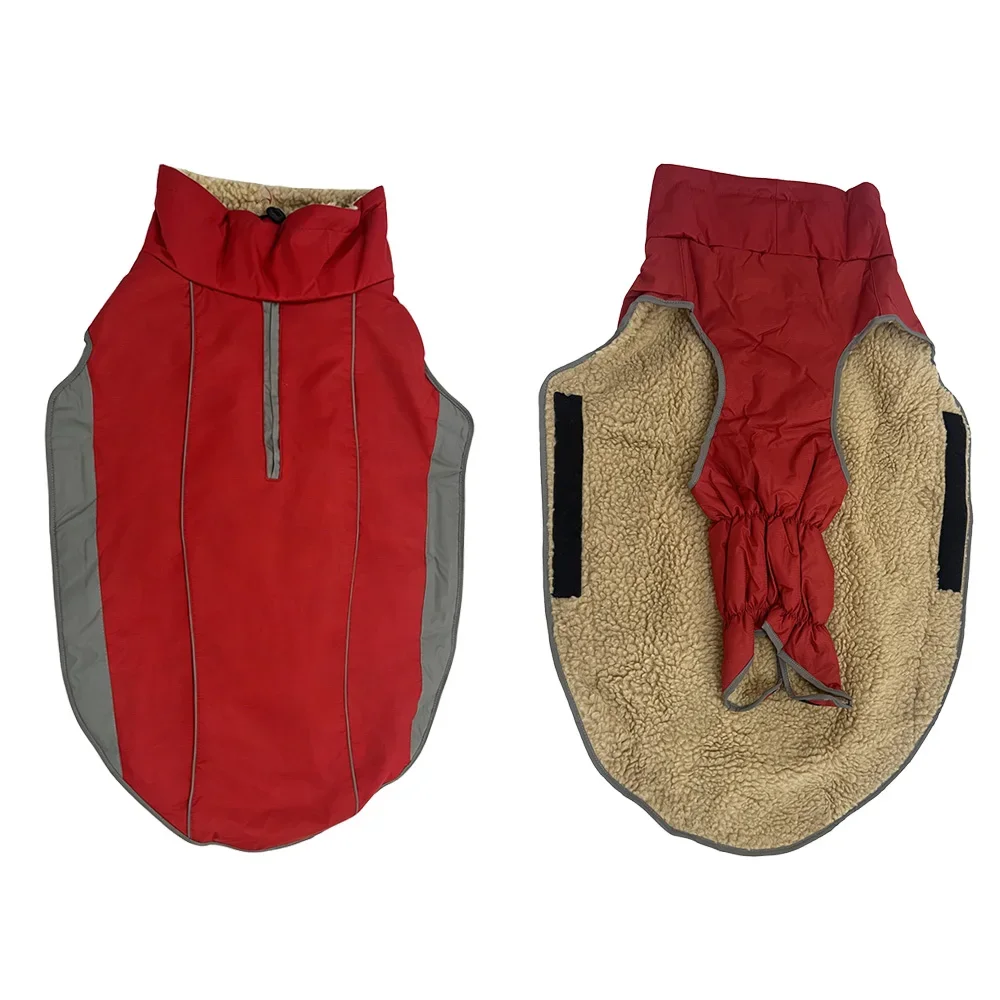 Chaqueta de invierno para pastor alemán y border collie